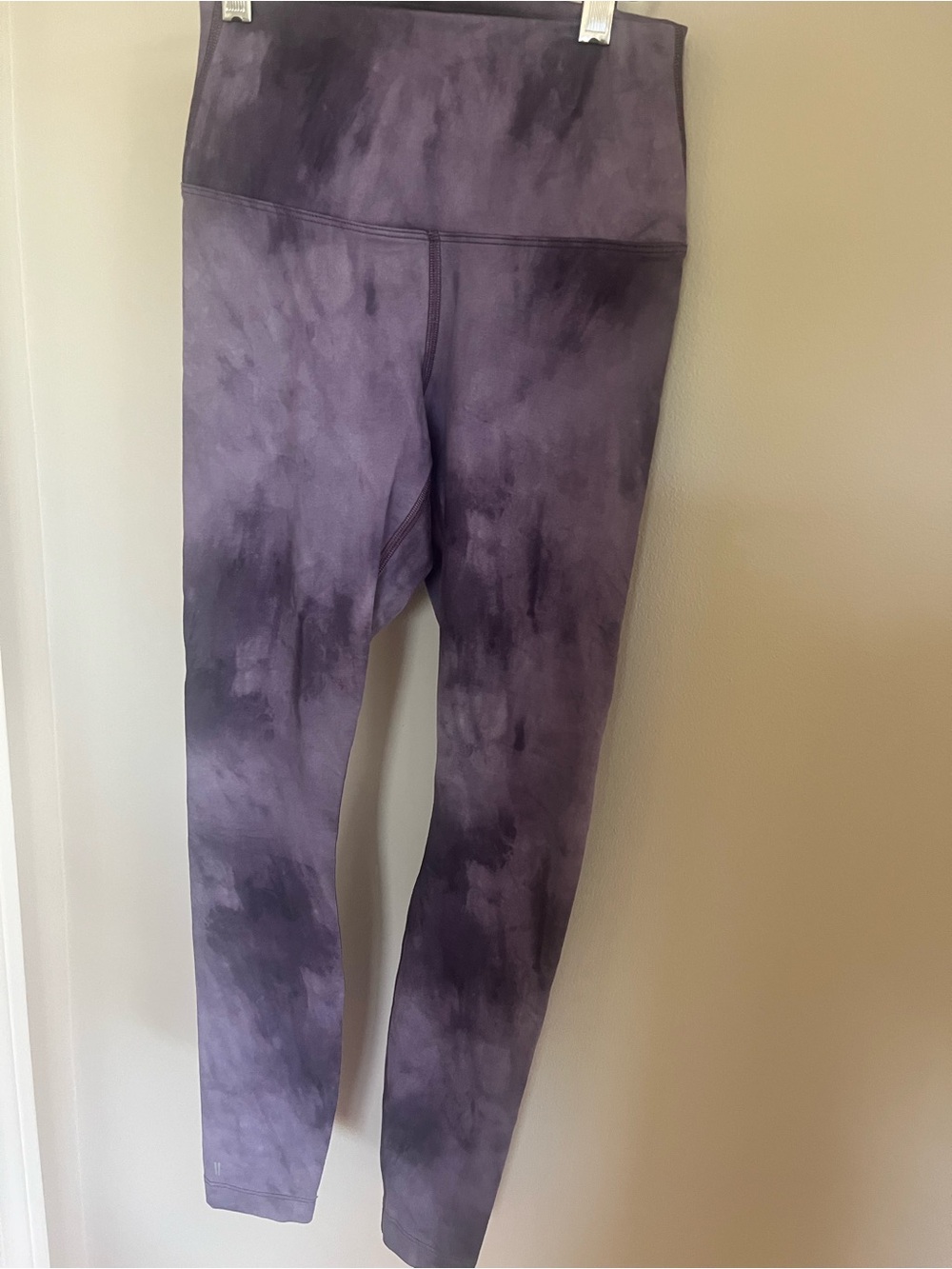 NOBULL High Rise Training Leggings Purple Tie Dye Marble Print XS